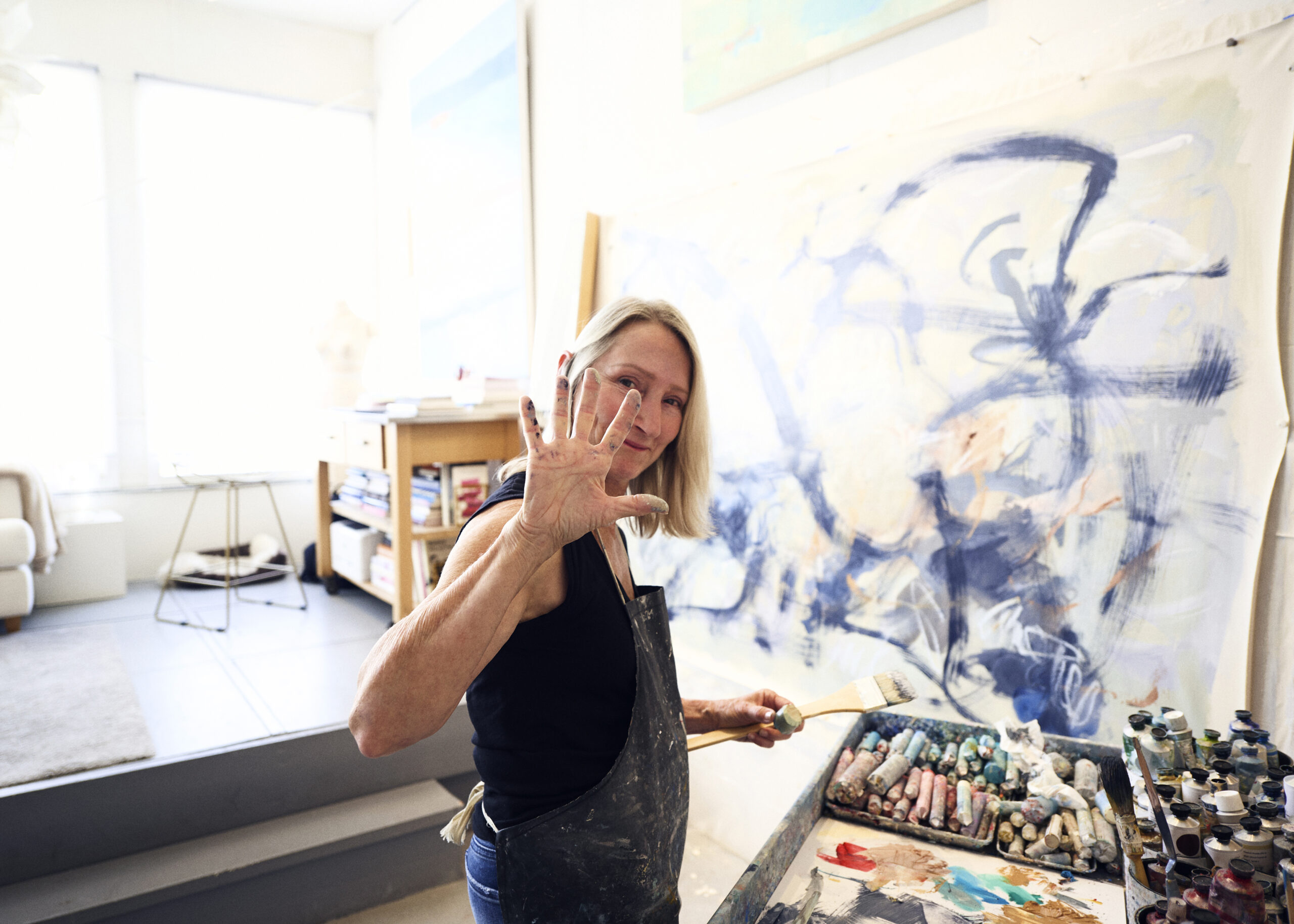 Suzie Buchholz in studio